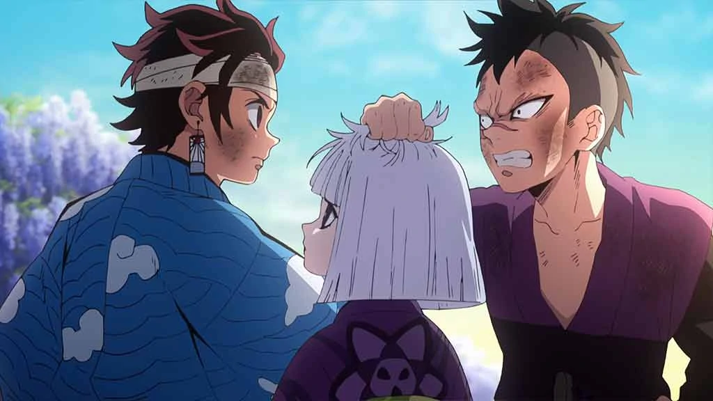 Genya surpreendeu eles com sua regeneração!!#anime #kimetsunoyaiba #an